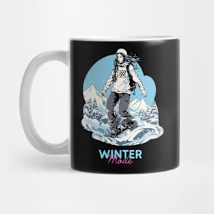 Winter Mode - Women's Snowboard Mug